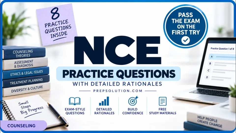 NCE Practice Questions What Works Best for Effective Exam Preparation and Why