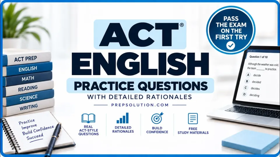 What Are Effective ACT Practice Questions to Improve Your English Score